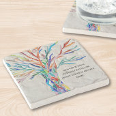 Creëer uw eigen Motivatie/Inspirerend citaat Stenen Onderzetter