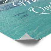 Creëer Uw eigen Motivatie Inspirerend Oceaan Poster (Hoek)