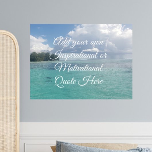 Creëer Uw eigen Motivatie Inspirerend Oceaan Poster