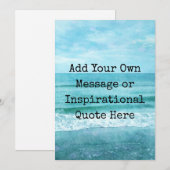 Creëer Uw eigen Motivatie Inspirerend prijsopgave (Voorkant / Achterkant)