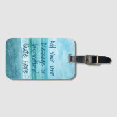 Creëer Uw eigen Motivatie Inspirerend prijsopgave Bagagelabel (Voorkant (horizontaal))