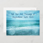 Creëer Uw eigen Motivatie Inspirerend prijsopgave Briefkaart (Voorkant / Achterkant)