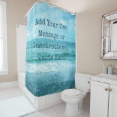 Creëer Uw eigen Motivatie Inspirerend prijsopgave Douchegordijn (In situ)