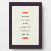 Creëer Uw eigen Motivatie/Inspirerend prijsopgave Fotoplaat (voorkant)