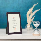 Creëer Uw eigen Motivatie/Inspirerend prijsopgave Fotoplaat (Zijkant)