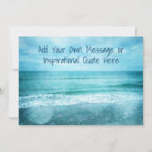 Creëer Uw eigen Motivatie Inspirerend prijsopgave Kaart (Voorkant)