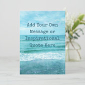 Creëer Uw eigen Motivatie Inspirerend prijsopgave Kaart (Staand voorkant)