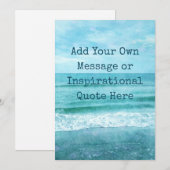 Creëer Uw eigen Motivatie Inspirerend prijsopgave Kaart (Voorkant / Achterkant)