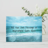 Creëer Uw eigen Motivatie Inspirerend prijsopgave Kaart (Staand voorkant)