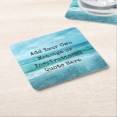 Creëer Uw eigen Motivatie Inspirerend prijsopgave Kartonnen Onderzetters (Schuin)