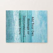 Creëer Uw eigen Motivatie Inspirerend prijsopgave Legpuzzel (Horizontaal)