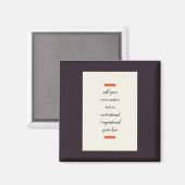 Creëer Uw eigen Motivatie/Inspirerend prijsopgave Magneet (Voorkant / Achterkant)