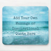 Creëer Uw eigen Motivatie Inspirerend prijsopgave Muismat (Voorkant)