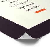 Creëer Uw eigen Motivatie/Inspirerend prijsopgave Poster (Hoek)