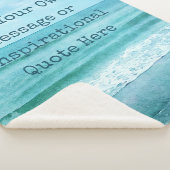 Creëer Uw eigen Motivatie Inspirerend prijsopgave Sherpa Deken (3/4)