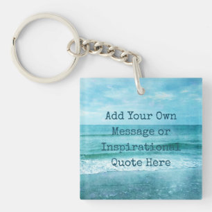 Creëer Uw eigen Motivatie Inspirerend prijsopgave Sleutelhanger