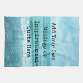 Creëer Uw eigen Motivatie Inspirerend prijsopgave Theedoek (Horizontaal)