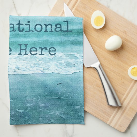 Creëer Uw eigen Motivatie Inspirerend prijsopgave Theedoek (Quarter Fold)