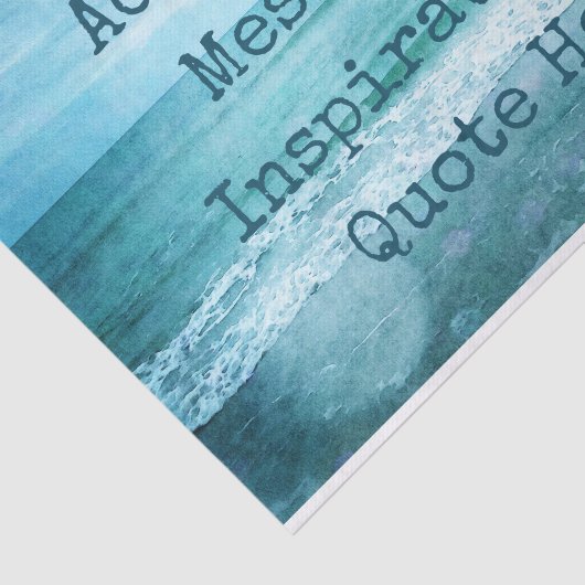 Creëer Uw eigen Motivatie Inspirerend prijsopgave Tissuepapier (Detail)