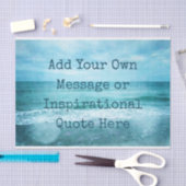 Creëer Uw eigen Motivatie Inspirerend prijsopgave Tissuepapier (Craft)