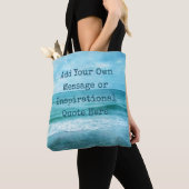 Creëer Uw eigen Motivatie Inspirerend prijsopgave Tote Bag (Dichtbij)