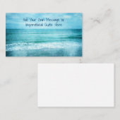 Creëer Uw eigen Motivatie Inspirerend prijsopgave Visitekaartje (Voorkant / Achterkant)