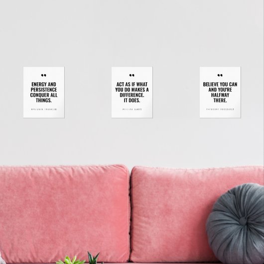 Creëer Uw eigen Motivatie offerte Muurkunst Sets (Woonkamer)