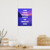 Creëer Uw eigen Motivatie offerte Poster (Keuken)