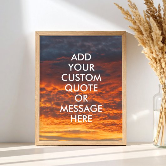 Creëer Uw eigen Motivatie offerte Poster