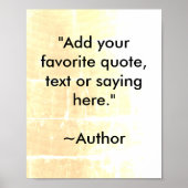 Creëer Uw eigen Motivatie offerte Poster (Voorkant)