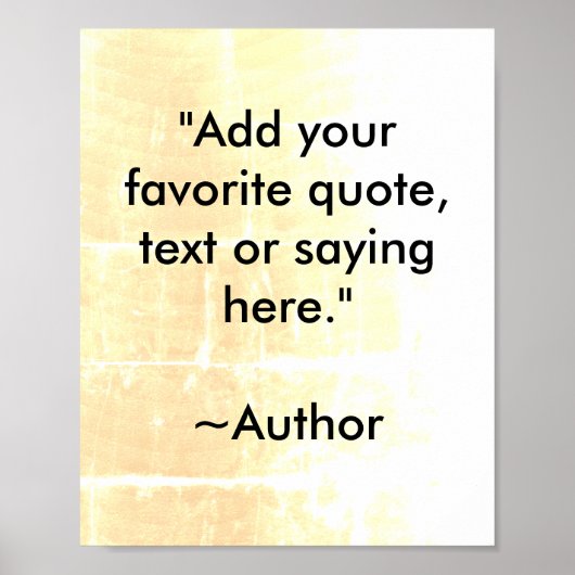 Creëer Uw eigen Motivatie offerte Poster (Voorkant)