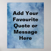 Creëer Uw eigen Motivatie offerte Poster (Voorkant)