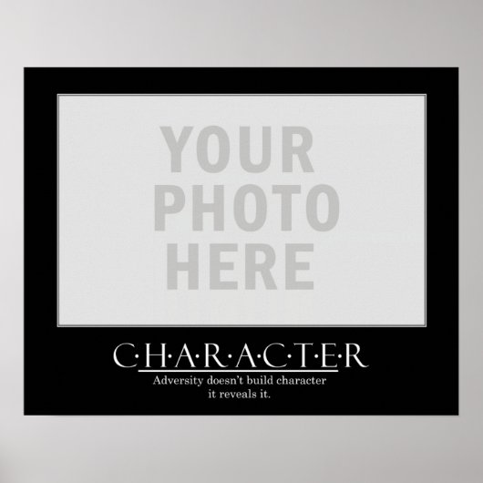 Creëer Uw eigen Motivatie Poster - Karakter (Voorkant)