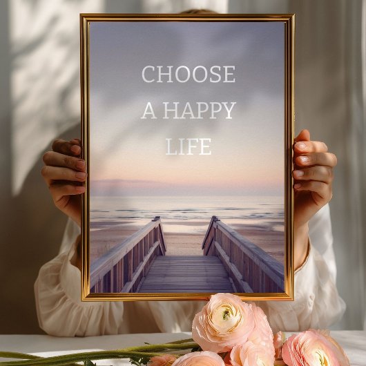 Creëer Uw eigen Motivatie prijsopgave - Ocean Pier Poster