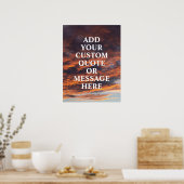 Creëer uw eigen motivatie prijsopgave poster (Keuken)