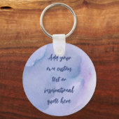 Creëer Uw eigen Motivatie prijsopgave voor Waterve Sleutelhanger (Voorkant)