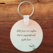 Creëer Uw eigen Motivatie prijsopgave voor Waterve Sleutelhanger (Voorkant)