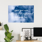 Creëer uw eigen motivatie tekst poster (Thuiskantoor)