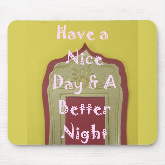 Creëer Uw eigen Mousepad Horizontale Sjabloon Muismat (Voorkant)