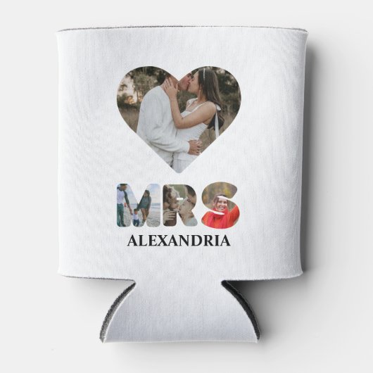 Creëer uw eigen Mr. en Mrs. Foto Matching koppels Blikjeskoeler (Voorkant)