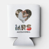 Creëer uw eigen Mr. en Mrs. Foto Matching koppels Blikjeskoeler (Achterkant)