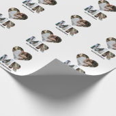 Creëer uw eigen Mr. en Mrs. Foto Matching koppels Cadeaupapier (Hoek)