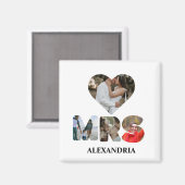 Creëer uw eigen Mr. en Mrs. Foto Matching koppels Magneet (Voorkant / Achterkant)
