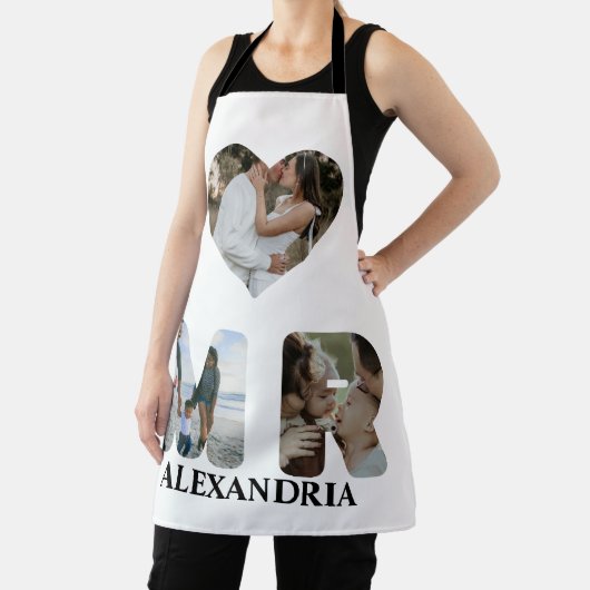 Creëer uw eigen Mr. en Mrs. Foto Matching koppels Schort (Insitu)