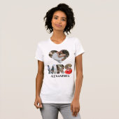 Creëer uw eigen Mr. en Mrs. Foto Matching koppels T-shirt (Voorkant volledig)