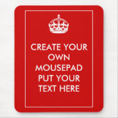 Creëer Uw eigen Muismat (Voorkant)