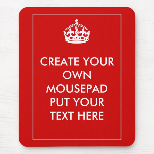 Creëer Uw eigen Muismat (Voorkant)