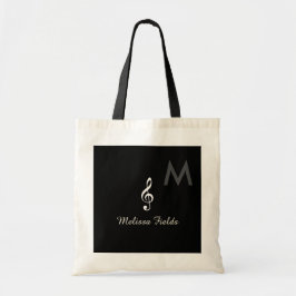 creëer uw eigen muziekthema tote bag