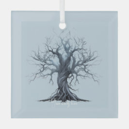 Creëer Uw eigen Mystical Blue Tree Glas Ornament