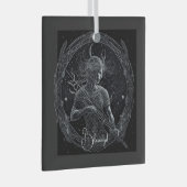Creëer Uw eigen mystieke Astrologie Boogschutter Glas Ornament (Voorkant Rechts)